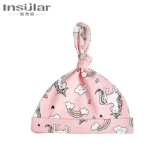Insular Baby Knot Beanie Hat – Soft Cotton Cap with Cute Animal Prints