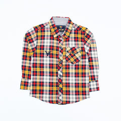 Checkered Boys Dress Shirt