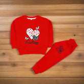 Heart to Heart Girl Track Suit Lounge Wear