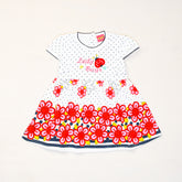 Baby Girl Lady Bugs Frock Shorts Set