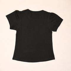 Girl Half Sleeves Rain Star T Shirt