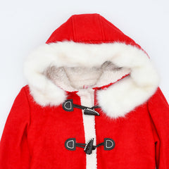 Girls Duffle Woolen Coat