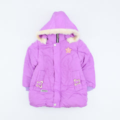 Girls Parka Jacket with Detachable Hood