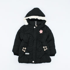 Girls Parka Jacket with Detachable Hood