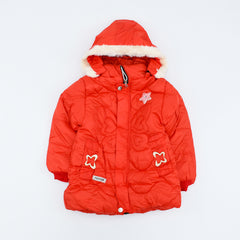 Girls Parka Jacket with Detachable Hood