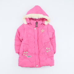Girls Parka Jacket with Detachable Hood