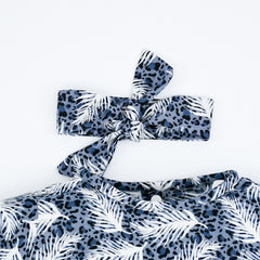 Front Bow Full Body Baby Girl Infants Romper