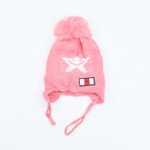 Kids Star Pattern Pom Pom Bennie
