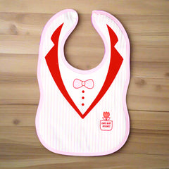Lining Style Bowtie Suiting Dress Design Baby Bib