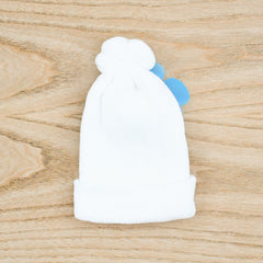 New Born Blue Flower Cap