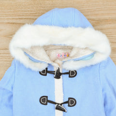 Girls Duffle Woolen Coat