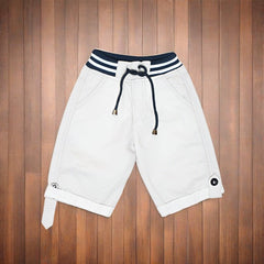 Basic Daily Wear Two Shades Elasticated Belt Cotton Boy Shorts