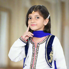 3 Piece Gharara, Vest Shirt & Dupata Dress