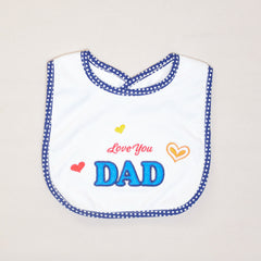 Little Home Love You Dad Baby Bib