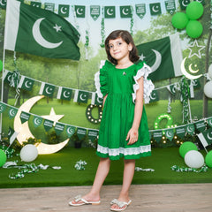 Independence Day Ruffle Frock