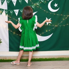 Independence Day Ruffle Frock