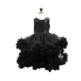 Sequin Floral All Over And Around Ruffles Frock