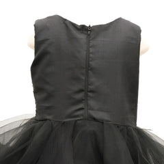 Sequin Floral All Over And Around Ruffles Frock