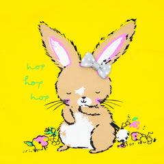 Bunny Adventure Girls 2 Piece Peplum & Capri Set