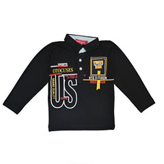 BTG Fashion Full Sleeves Collar Neck Boys T-Shirt