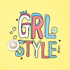Rainbow Frill Style  Girls T- Shirt