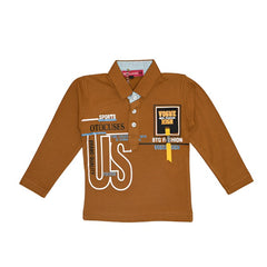 BTG Fashion Full Sleeves Collar Neck Boys T-Shirt