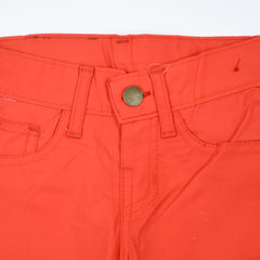 Unisex Fine Quality Red Color Girl Boy Summer Shorts