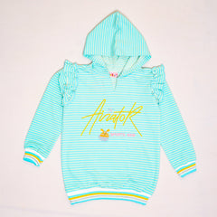 Ainatok Pink Hooded Girls Sweatshirt