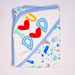 Little Home Baby Hooded Wrapping Sheet