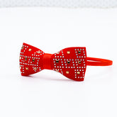 Stylish And Trendy Bow Tie Crystal Embellished Girls Hairband