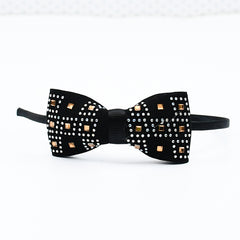Stylish And Trendy Bow Tie Crystal Embellished Girls Hairband