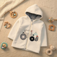 Closed Feet 2 Piece Superior Quality Fur Excavator Super Warm Baby Girl & Baby Boy Dress