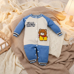 Hello Friends Infant Newborn Baby Girl and Baby Boy Romper