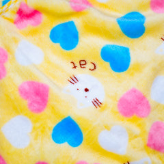 Hooded Hello Cat Unisex Baby Flannel Blanket
