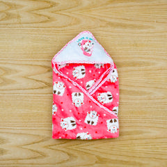 Hooded Little Sheep Unisex Baby Flannel Blanket