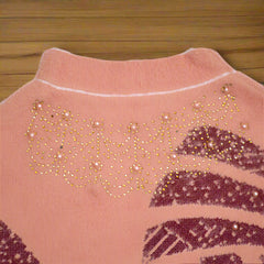 Superior Quality Lamb Wool Round Neck Girls Cape Shawl with Beads