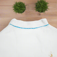 Superior Quality Lamb Wool Round Neck Girls Cape Shawl with Pearls