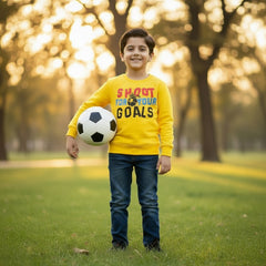 Shoot For Your Goal Boys Winter Sweatshirt
