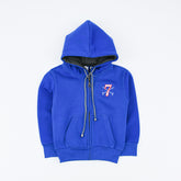 Zipper Hooded Number 7 Boys Winter Sweatshirt