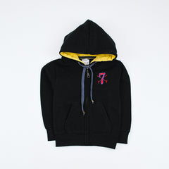 Zipper Hooded Number 7 Boys Winter Sweatshirt
