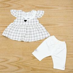 Sleeping Baby 2 Piece Frock Shorts Baby Girl Toddler Girl Dress