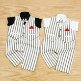 Boys Gentleman Bowtie Formal Romper