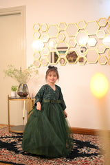 Shimmer & Shine Princess Gown – Girls' Party Dress with Sequin Bodice for Birthdays, Parties, Weddings & More (Ages 1–12 Years)