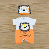 Mummy's Little Tiger Baby Boy Romper