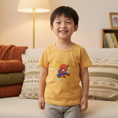 Spiderman Common Daily Use Summer Half Sleeves Boys T-Shirt