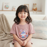 Stellalov Common Daily Use Summer Half Sleeves Girls T-Shirt