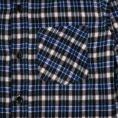 Boys English Collar Checkered Shirt