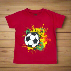 The Soccer Champion Summer Half Sleeves Boys T-Shirt