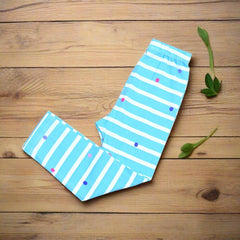 Relax Comfy Stripes Dots Design Girl Summer Tights