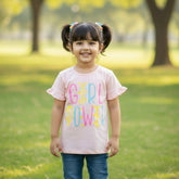 Girl Power Outdoor Summer Half Sleeves Girls T-Shirt